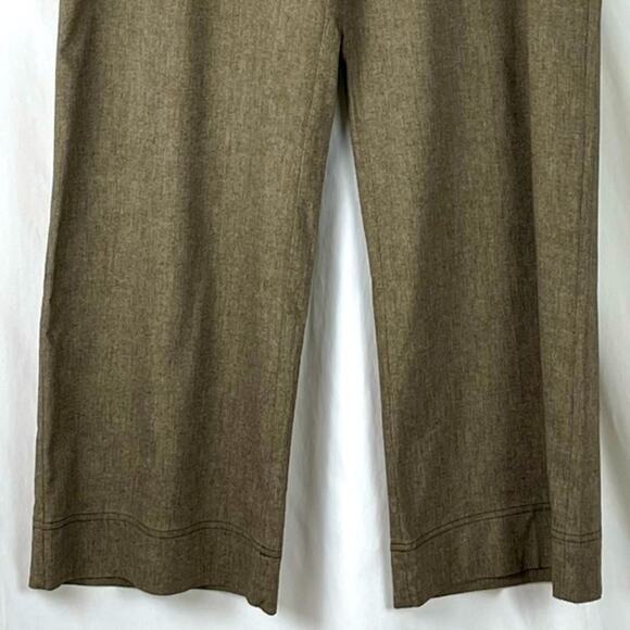 J Jill Brown Tan Wide Leg Wool Blend Career Office Pant NWOT - Picture 3 of 12